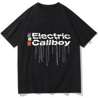 Camiseta Eléctrica Callboy Estampado Moda Verano Ligera Y Delgada Hombres Y Mujeres Manga Corta Cuidado Con Lavado Máquina - details 4
