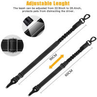 Cinturón De Seguridad Ajustable Para Mascotas 3-en-1 Correa De Seguridad Para Vehículo Nylon Reflectante Accesorios Para Perros Y Gatos - details 1