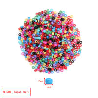 Lucky Eye 15g Lote De Cuentas De Vidrio Miyuki Colores Mixtos 3mm Cuentas Espaciadoras Sueltas Para Hacer Joyas Accesorios Para Pulseras Y Collares DIY - details 2
