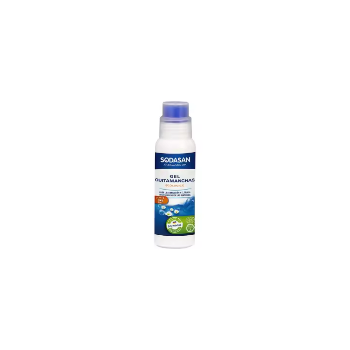 GEL QUITAMANCHAS ECOLÓGICO SODASAN 200ML con cabezal de cepillo integrado - 1