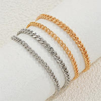 Juego De 2 PCS De Pulseras De Tobillo Minimalistas En Metal De Color Oro Para Mujer Accesorios De Moda Para El Pie Ajustable Y Versátil - details 6