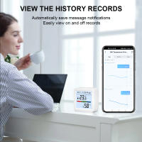 Sensor De Temperatura Y Humedad ONENUO Tuya WIFI Smart Life Compatible Con Alexa Control Remoto Por App Backlight Thermometer Hygrometer - details 6