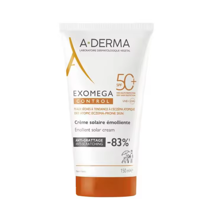 A-derma exomega control crema solar emoliente spf 50+ 150ml - 1