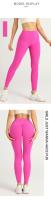 Leggings De Yoga Para Mujer Cintura Alta Transpirables Para Fitness Correr Ciclismo Pantalones De Ejercicio De Verano Ropa De Gimnasio - details 5