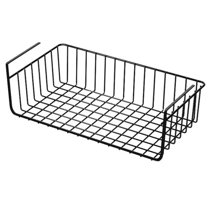 Cesta De Red Colgante Para Cocina De Gran Capacidad En Hierro Para Almacenamiento En Armario Y Gabinete Herramientas De Cocina Ecológicas - 1