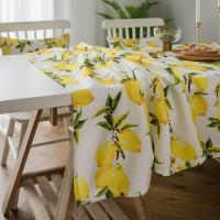 Mantel de poliéster a prueba de derrames con diseño de madera para Primavera y Verano, para uso en interiores y exteriores - details 3