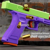 Pistola De Láser Multifuncional Con Disparo Continuo Y Modo Manual Pelota De Láser Doble Tiro Para Juegos De Compromiso CS Prop Material ABS Apto Para Niños Y Adultos - details 3