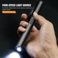 Linterna LED Multifuncional 4 En 1 Super Brillante 365nm UV Cargable Por USB Con Imán En La Punta Y COB Farol Torcha - details 6