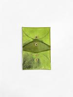 Monedero de Cuero Granulado ,Piel auténtico-Cartera Pequeña Brillante para Fiesta - Monedero BLING BLING Elegante  para Mujer, Hecho en Italia，,Ligera y Práctica,Varios Colores,regalo para mujer - details 1