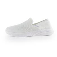 ANDY-Z  AZ2322 Blanco  Mocasines planos de malla transpirables de moda para mujer, zapatos planos tipo slip-on - details 0