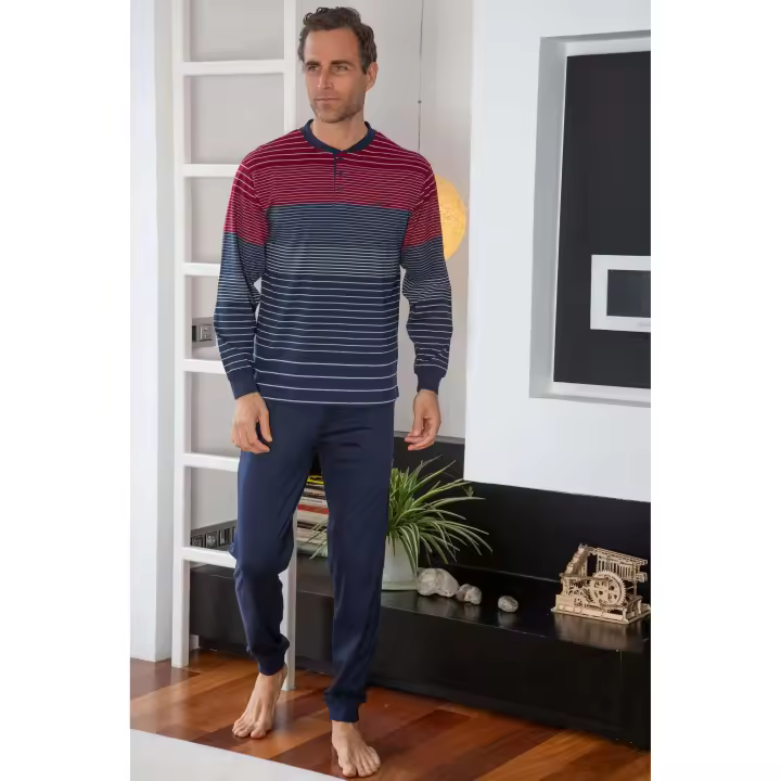 Pijama Hombre Invierno 245643 Marino Muslher - 1