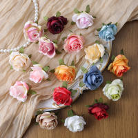 10/20PCS Rosas Artificiales Para Decoración De Casa Boda Fiesta Navidad Jardín Arco De Flores Silken Decoración De Pastel De Cumpleaños - details 1