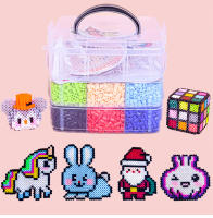 Juego De Puzle 3D Cartoon Hama Beads Set De 9000 Piezas Tamaño 5mm DIY Toy Para Niños Y Adultos Interés Por La Ciencia - details 0