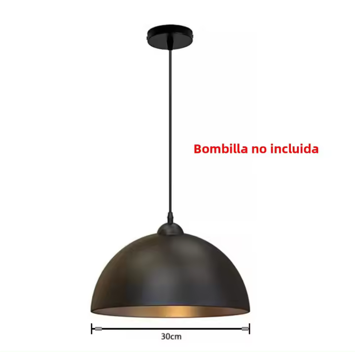 Lámpara Colgante LED MARPOU Para Techo Con Base E27 Decoración Para Sala De Estar Dormitorio Restaurante Material De Acero Inoxidable Moderno - 1