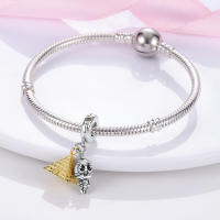 Colgante De Torre De Viaje Con Encanto De Gato Para Mujer Joyería Original De Pulsera Y Collar Plata Esmaltada 100% 2023 - details 136