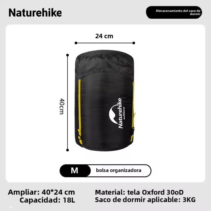 Bolsa De Compresión Naturehike Para Saco De Dormir Impermeable De 300D Oxford Bolsa De Almacenamiento Para Saco De Dormir NH19PJ020 - 1