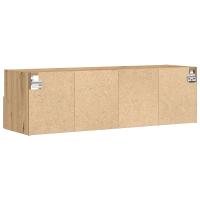 Gabinetes de TV vidaXL 2 pcs de roble artesanal 100x30x30 cm de madera elaborada - details 5