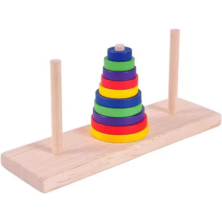 Rompecabezas de Madera DE LA Torre de Hanói para adultos, educational Juguetes para el hogar, Fiesas, etc. - 1
