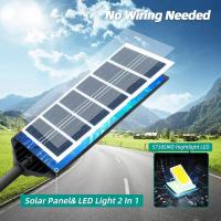 Lámpara Solar Exterior Potente 10000LM Con Sensor De Movimiento Y Carga Solar Impermeable Luz De Pared LED Para Jardín Farol Solar Moderno IP67 - details 1