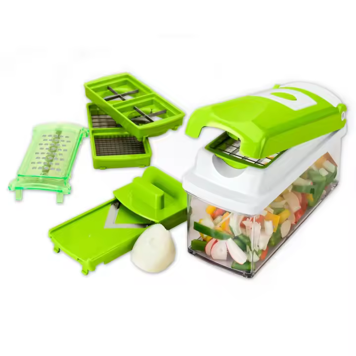 Cortador de verduras multifuncional, de Cocina utenilio, juego de 12 piezas, trituradora, rebanador doméstico, Potato
Rallador - 1