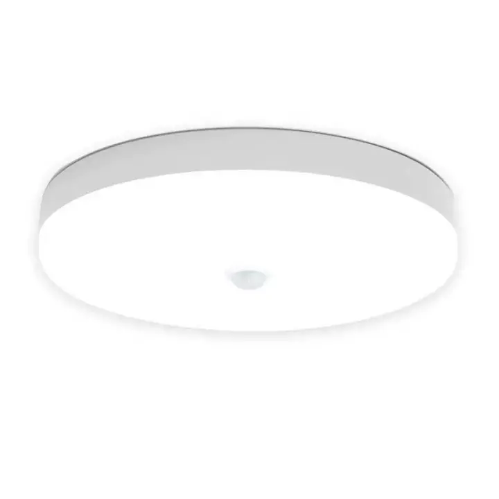 1 Lámpara LED empotrada de techo con sensor de movimiento: detección humana de color blanco para escaleras, armarios, garajes, sótanos - 1