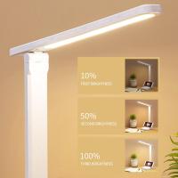 Lámpara De Mesa LED Con Interruptor Táctil Blanco Plegable Para Dormitorio Luz Nocturna De Lectura Cuidado Ocular Con Enchufe USB Dimmable - details 14