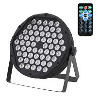 Luz De Escenario LED RGB 60 LEDs DMX512 Paralelo Plano Efectos Multifuncionales Estroboscópico Para Fiesta Boda DJ Disco - details 10