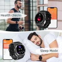 Reloj inteligente militar para hombres, pantalla AMOLED de 1,43", responde llamadas telefónicas, rastreador de actividad física con frecuencia cardíaca, oxígeno en sangre, rastreador de sueño, reloj inteligente resistente para iPhone y Android - details 2