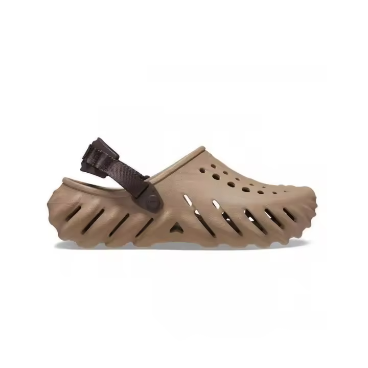 Calzado hombre Zuecos Crocs Zuecos Echo Marrón - 1