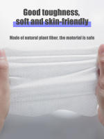 100PCS Toallas De Rostro Desechables Naturales Para Viajes Limpieza Facial Removal De Maquillaje Suave De Poliéster Y Algodón No Tejido Rectangular - details 5