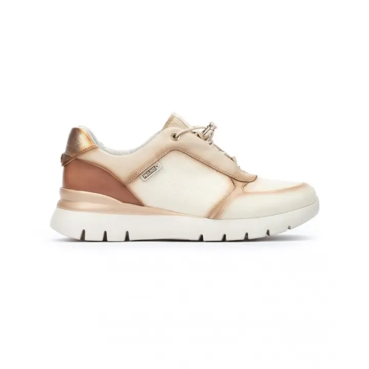 PIKOLINOS 6607C1 909 Sneakers mujer 33679 24I CASUALSPORTE CORDON Y CREMALLERA NATA - 1