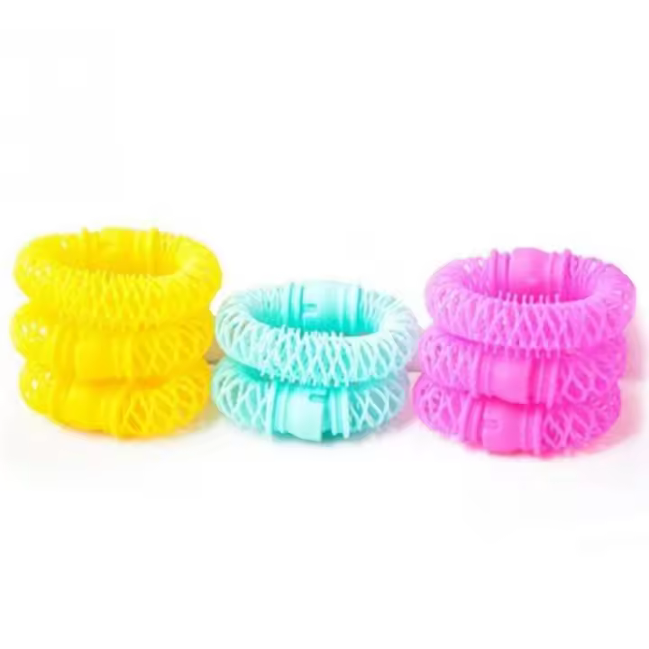 Moda 8 Uds rizador de pelo rizos en espiral rodillo Donuts Curl Herramienta de Peinado accesorios para el cabello - 1