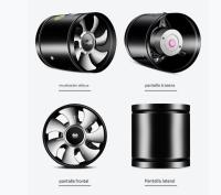 Mudo, ventilador de ventilación de baño,Ventilador Extractor de humos,Varios tamaños de Potencia disponibles - details 3
