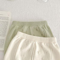 SP Conjunto De Ropa Para Bebe De Verano Con Camiseta De Tejido Hueco Y Shorts 2 Piezas Traje Para Niños Material Algodón Casual - details 16