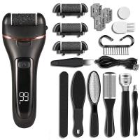 Lima eléctrica para pies, removedor de callos, máquina profesional de pedicura, recargable, depurador de piel muerta agrietada - details 0