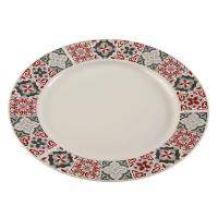 12 piezas Plato Llano Versa Granate Porcelana - details 0