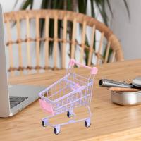 Carrito De Compras Miniatura Para Juguete Casa De Muñecas Almacenamiento De Muebles Y Accesorios Para Oficina Y Hogar Material Metálico Decoración De Escritorio Regalo Para Niñas - details 6