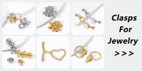 Conector De Perla Oval Platinado En Oro De 18K Para Hecho a Mano Pulseras Y Collares Cierre Suave Enchufe De Metal Para Joyería DIY - details 0