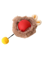 Juguetes Para Gatos Bola Interactiva Moverse Automáticamente Con Tapete De Juego Bola Rodante Rápida Juego De Escondite - details 5