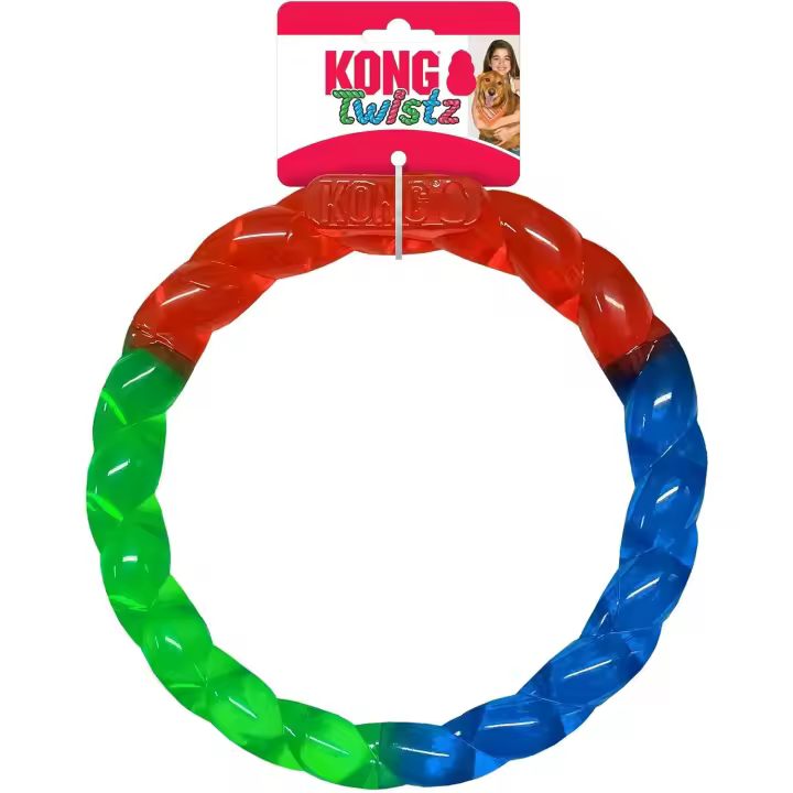 KONG TWISTZ ANILLO MORDEDOR PARA PERROS  TALLA S - 1