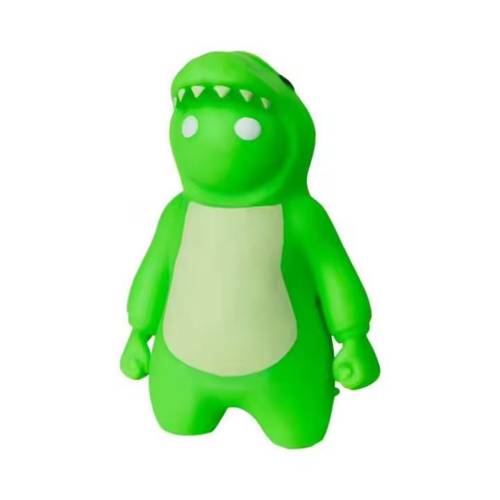 TOIKIDO - Gang Beasts - Figuras de acción elásticas verde - 4 Figuras para coleccionar - Regalo original - Edad recomendada mayores de 3 años - 1