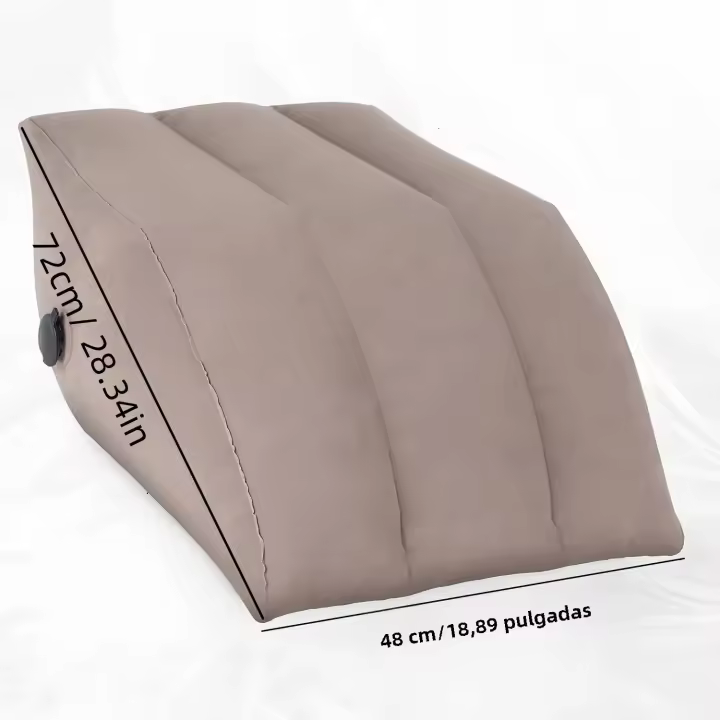 Almohada Inflable Para Elevación De Piernas Con Bolsa De Almacenamiento Versátil Almohada Para Elevación Y Circulación Sanguínea - 1