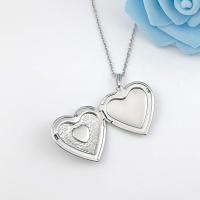 Collar con medallón de piedras natales que contiene imágenes, medallón de fotos con forma de corazón de amor, collar con cristales, colgante, regalos de cumpleaños - details 4