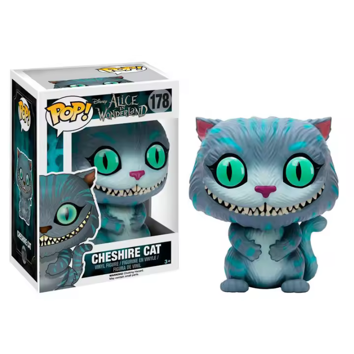 Figura Pop Disney Alicia En El Pais De Las Maravillas Cheshi-Figura de Vinilo Coleccionable - Idea de Regalo- Mercancia Oficial - Juguetes para Niños y Adultos - Movies Fans - Muñeco para Coleccionistas y Exposición - 1