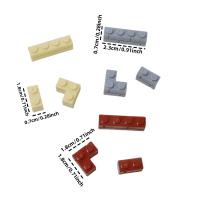 Juguetes De Construcción DIY Bloques Compatible Clásico 1*2 1*4 L1*2 50PCS Paredes De Bloques Altos MOC Para Niños Accesorios De Casa - details 3