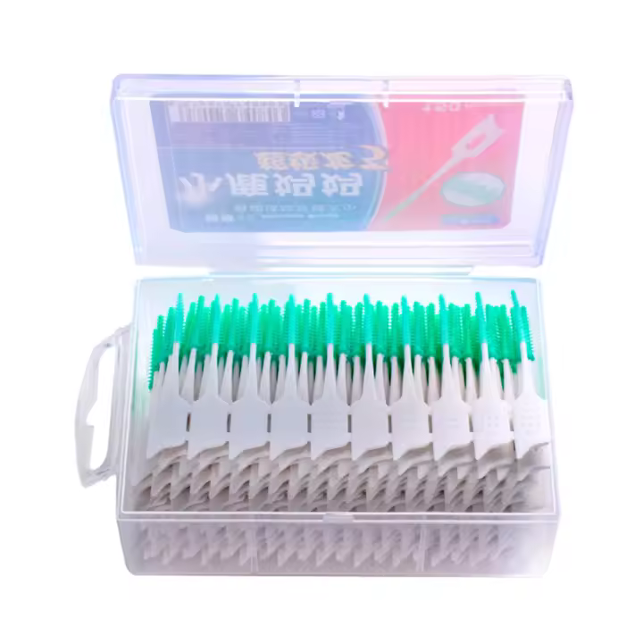 Set De 150 Pinceles Interdentales De Silicona Super Suaves Cuidado Dental Herramientas Para Limpieza Oral Cepillo Dental Para Dientes - 1