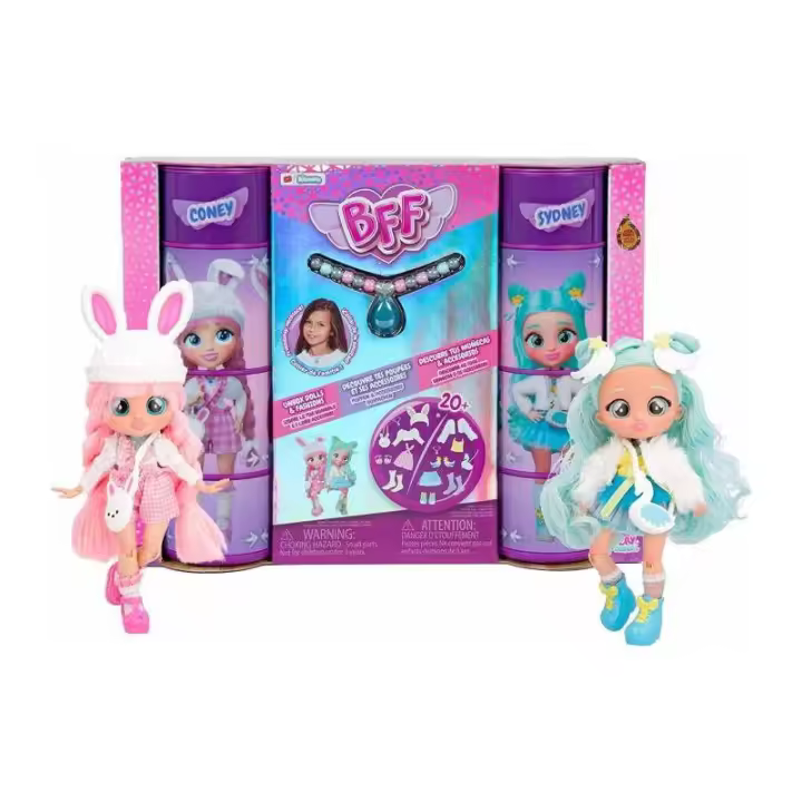 Cimco Muñeca Llorona BFF Coney & Sydney - 8 Personajes para Coleccionar - 1