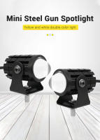 BLALION Lámpara De Conducción LED Mini Para Motocicleta Con Lente Proyectora Doble Color Super Brillante Antiniebla Accesorio Para ATV Scooter Universal - details 0