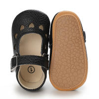 Zapatos Para Bebé Recién Nacidos Niñas Clásicos Corazón De Goma Antideslizante PU Vestido Primera Caminadora Zapatos De Cuna - details 62