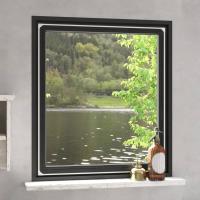 vidaXL Mosquitera Magnética para Ventanas Malla Antimoscas 130x150 cm Color Blanco,  Antracita, y mas - details 0